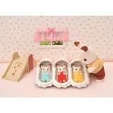 Epoch 5532 — Sylvanian Families «Тройняшки кроликов с шоколадными ушками» 5532 — фото 5