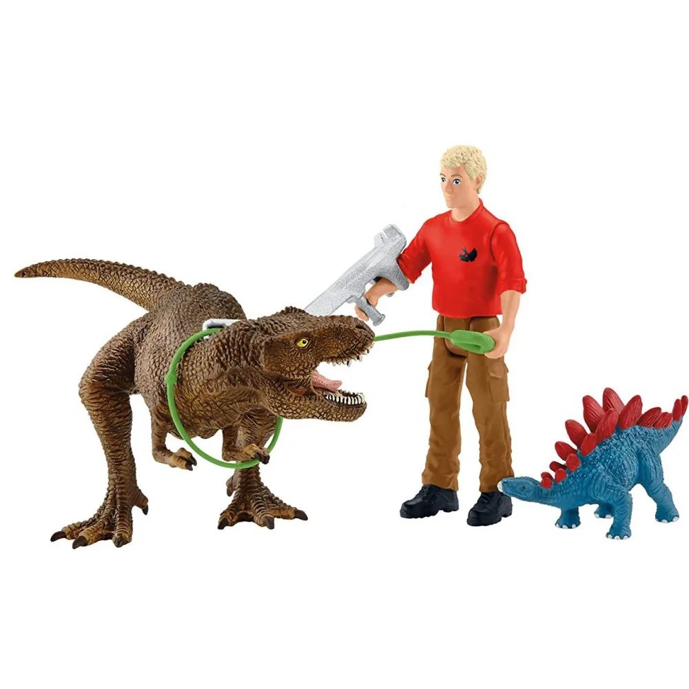 Schleich S 41465 — Игровой набор Schleich атака тираннозавра Рекса