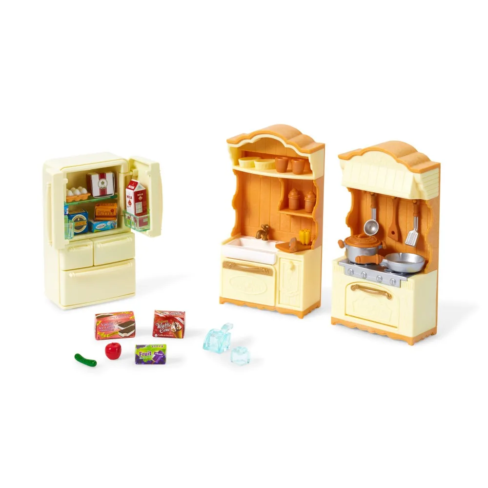 Epoch 5341 — Sylvanian Families «Деревенская кухня с холодильником» 5341