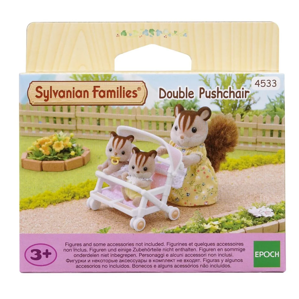 Sylvanian Families - Двойная прогулочная коляска 4533