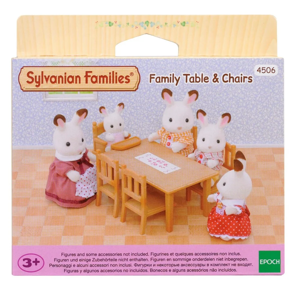 Epoch 4506 — Sylvanian Families «Набор для столовой — стол и стулья» 4506