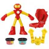 Play-Doh x Marvel - Фигурка Iron Man с формой для пластилина G3106 — фото 2