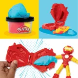 Play-Doh x Marvel - Фигурка Iron Man с формой для пластилина G3106 — фото 4