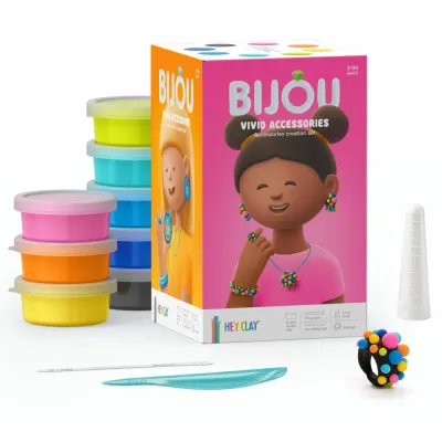 Набор для лепки Hey Clay HCL8001 украшения Bijou 8 шт. с аксессуарами HCL8001
