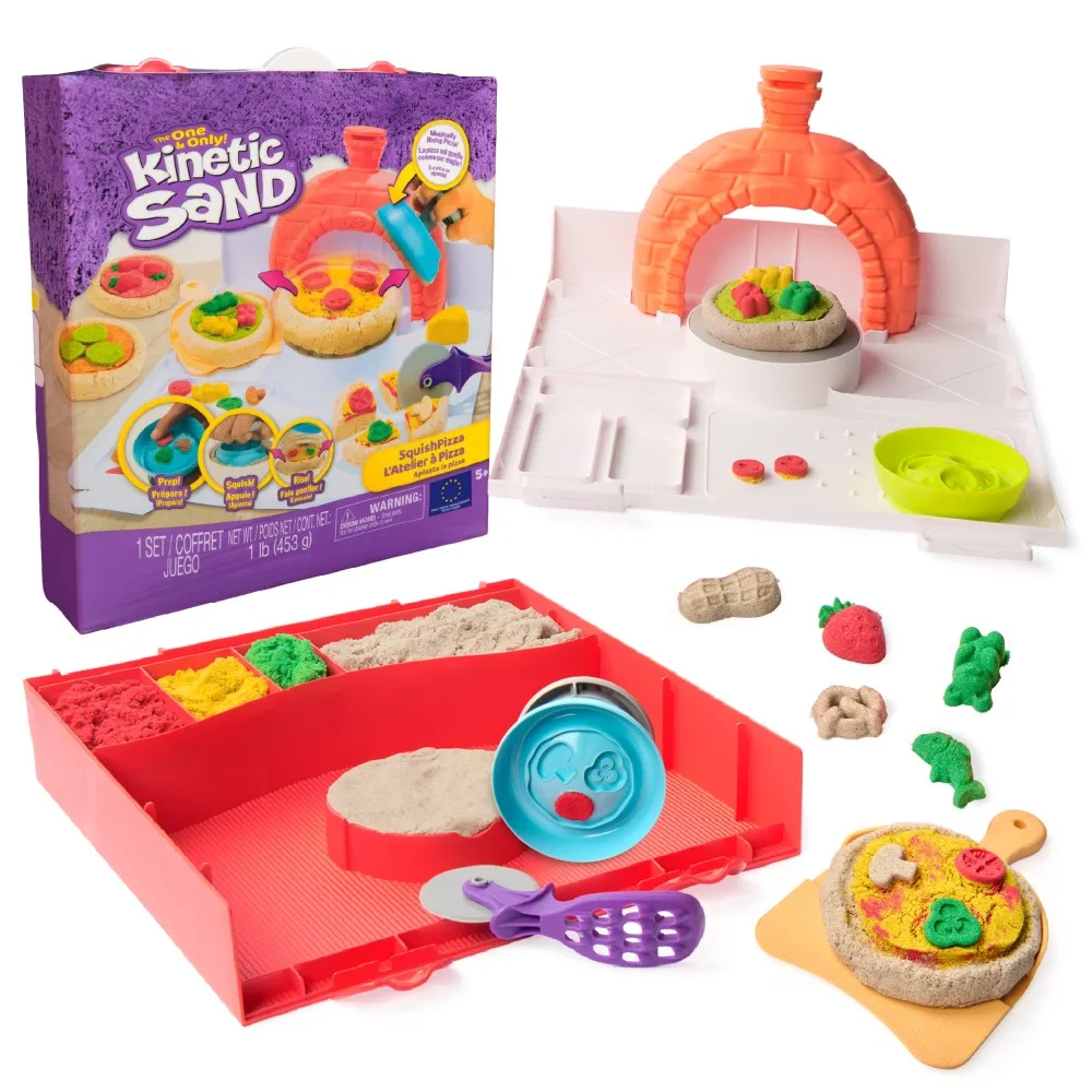 Spin Master 6072551 — Кинетический песок Kinetic Sand Пицца 453 г 6072551