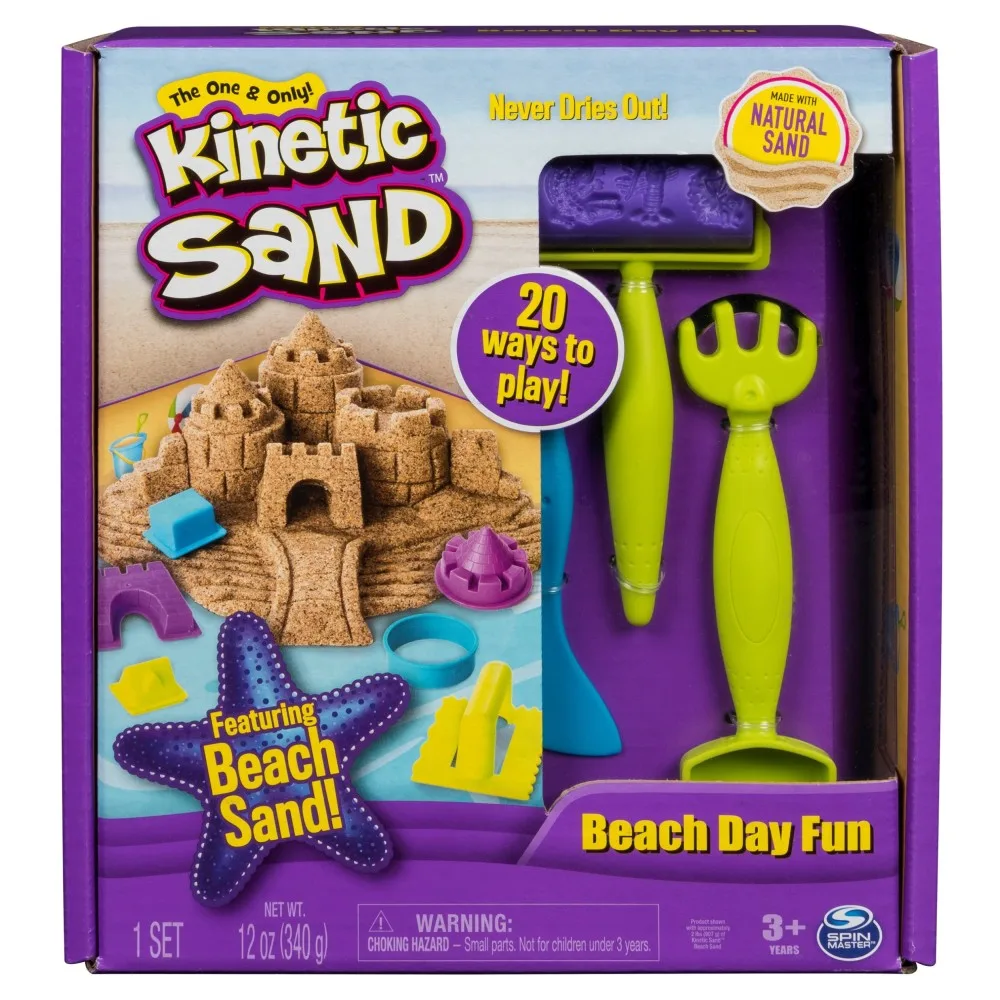 Kinetic Sand - Кинетический песок ДЕНЬ НА ПЛЯЖЕ + аксессуары 6037424