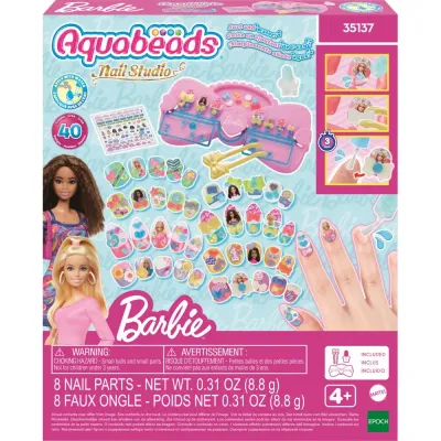 Epoch 35137 — Творческий набор Aquabeads Nail Studio Дизайн ногтей Barbie 35137