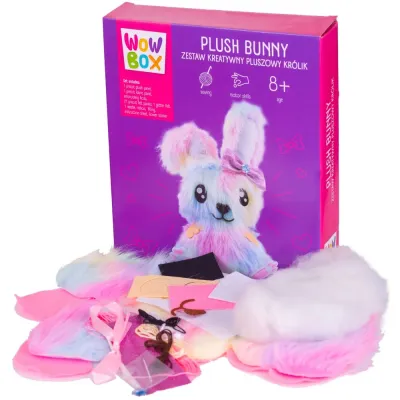 TM Toys WOW0274 — Творческий набор WOW BOX Плюшевый кролик для вышивания WOW0274
