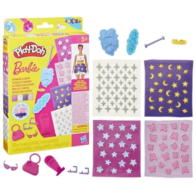 Hasbro G1364 — Набор с пластилином Play-Doh Barbie Блёстки и драгоценности G1364