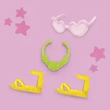 Hasbro G1363 — Набор с пластилином Play-Doh Barbie Цветочные узоры G1363 — фото 5