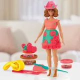 Hasbro G1354 G1360 — Набор с пластилином Play-Doh Barbie Fashionista с куклой G1360 — фото 8