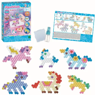 Aquabeads - Коралловые БАЙКОВЫЙ ЕДИНОРОГ 500 элементов 35128