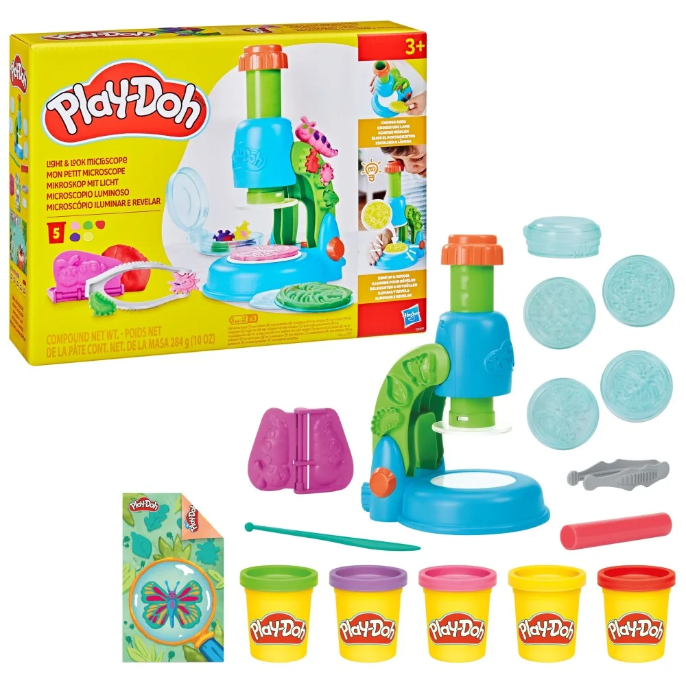 Hasbro G0494 — Набор с пластилином Play-Doh Микроскоп с подсветкой G0494