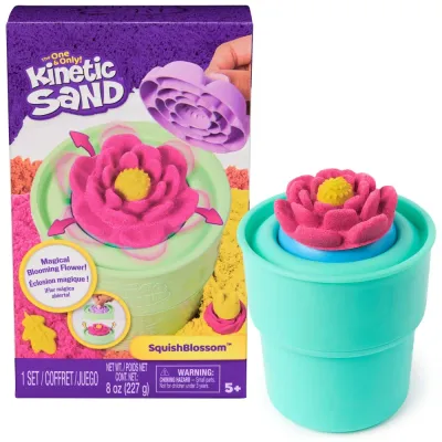 Spin Master 71677 20149734 — Кинетический песок Kinetic Sand Цветок неоновый 20149734