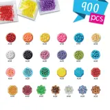 Aquabeads - Набор для начинающих 900 бусин Современный поднос для укладывания 35087 — фото 5