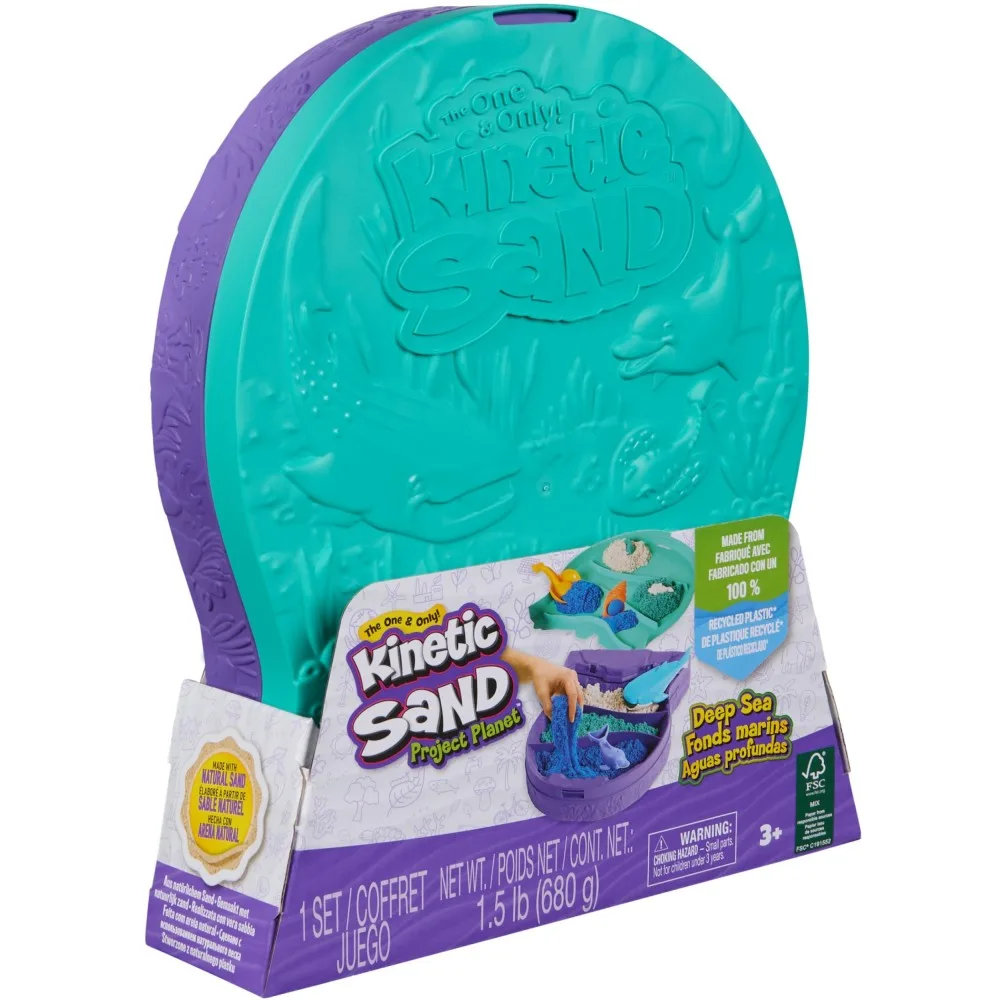 Spin Master 71670 20146589 — Кинетический песок Kinetic Sand Ракушка Deep Sea 680 г 20146589