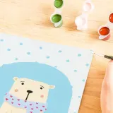 Картина по номерам Ravensburger CreArt 236527 Белый медведь 236527 — фото 6