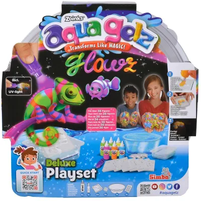 Simba 6322590 — Творческий набор Aqua Gelz Deluxe Светящийся в темноте 6322590