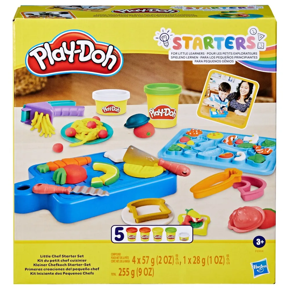 Hasbro F6904 — Набор с пластилином Play-Doh Стартовый набор маленького повара F6904