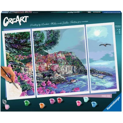 Ravensburger - CreArt Cinque Terre Панорама Раскраска по номерам 235292