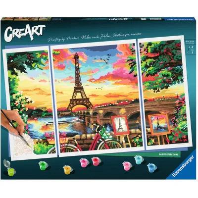Ravensburger - CreArt Париж Панорама Раскраска по номерам 201341