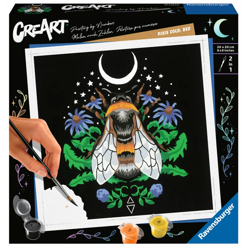 Ravensburger - CreArt Pixie Cold Edition - Пчела Раскраска по номерам 235124