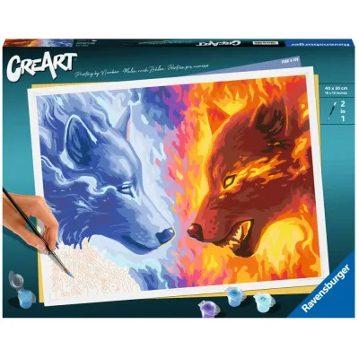 Ravensburger - CreArt Волки Раскраска по номерам 235490