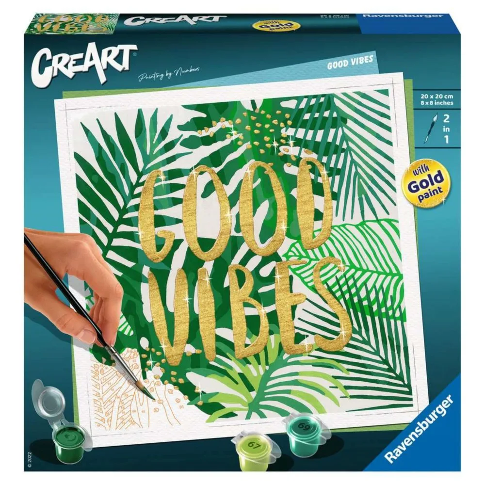 Картина по номерам Ravensburger CreArt Good Vibes 289998 289998