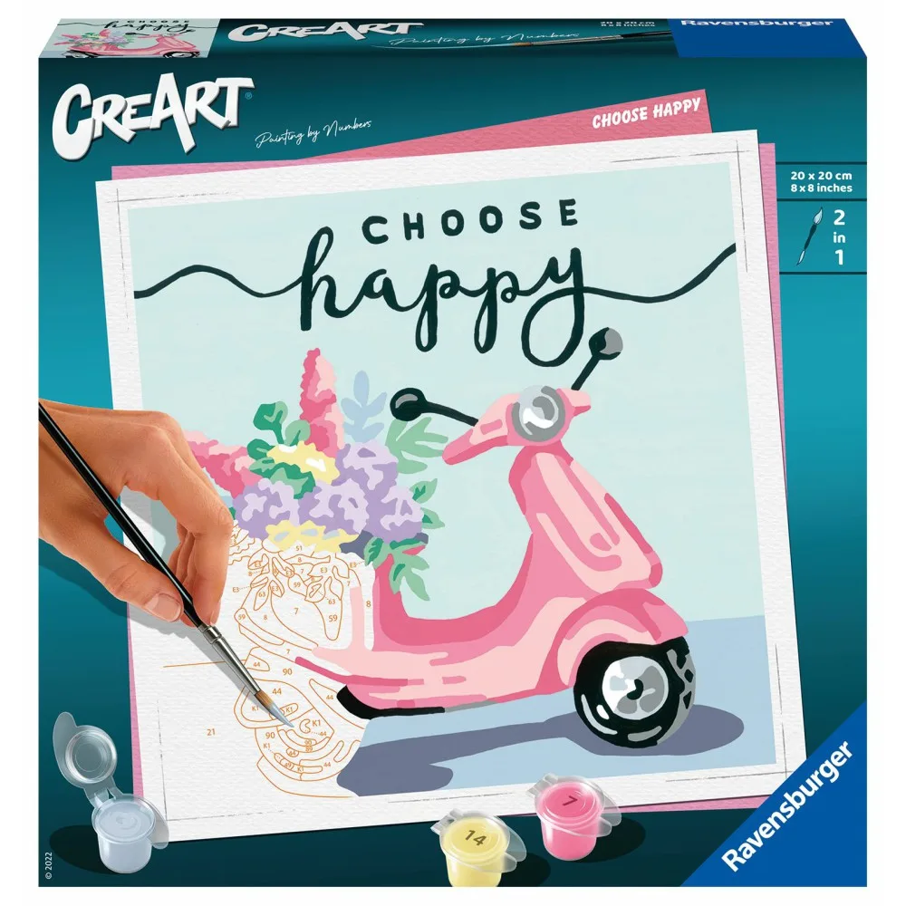 Картина по номерам Ravensburger CreArt Choose Happy 201259 201259