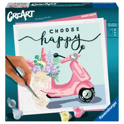 Картина по номерам Ravensburger CreArt Choose Happy 201259 201259