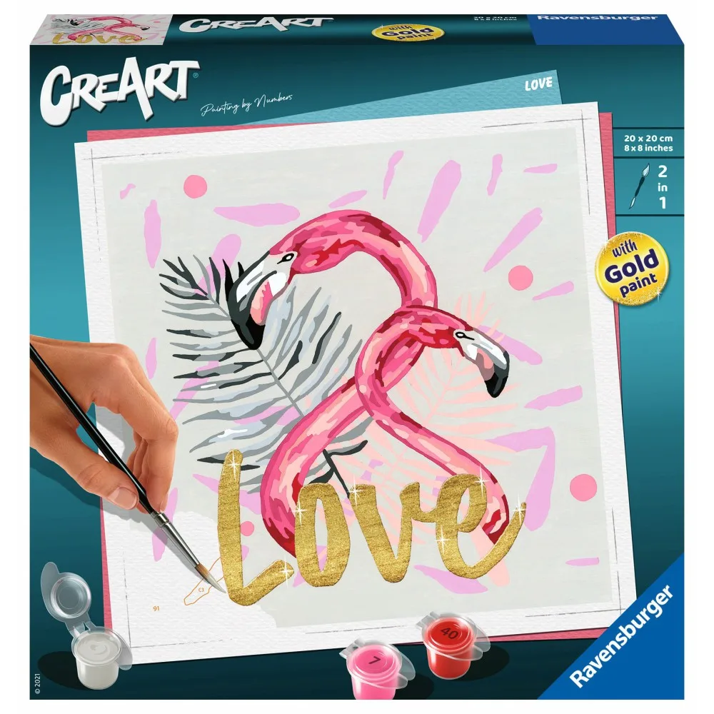 Картина по номерам Ravensburger CreArt 290291 Фламинго 290291