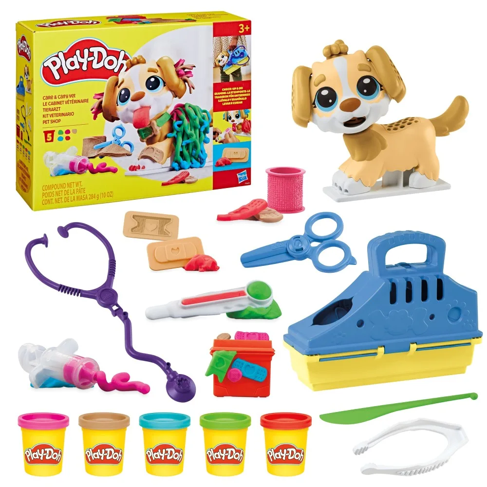 Hasbro F3639 — Набор с пластилином Play-Doh Визит к ветеринару F3639