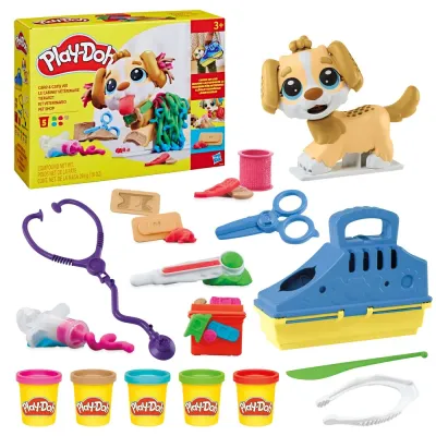 Hasbro F3639 — Набор с пластилином Play-Doh Визит к ветеринару F3639