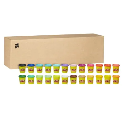 Hasbro 20383 — Набор с пластилином Play-Doh Дополняющие тубы 24 шт. 20383
