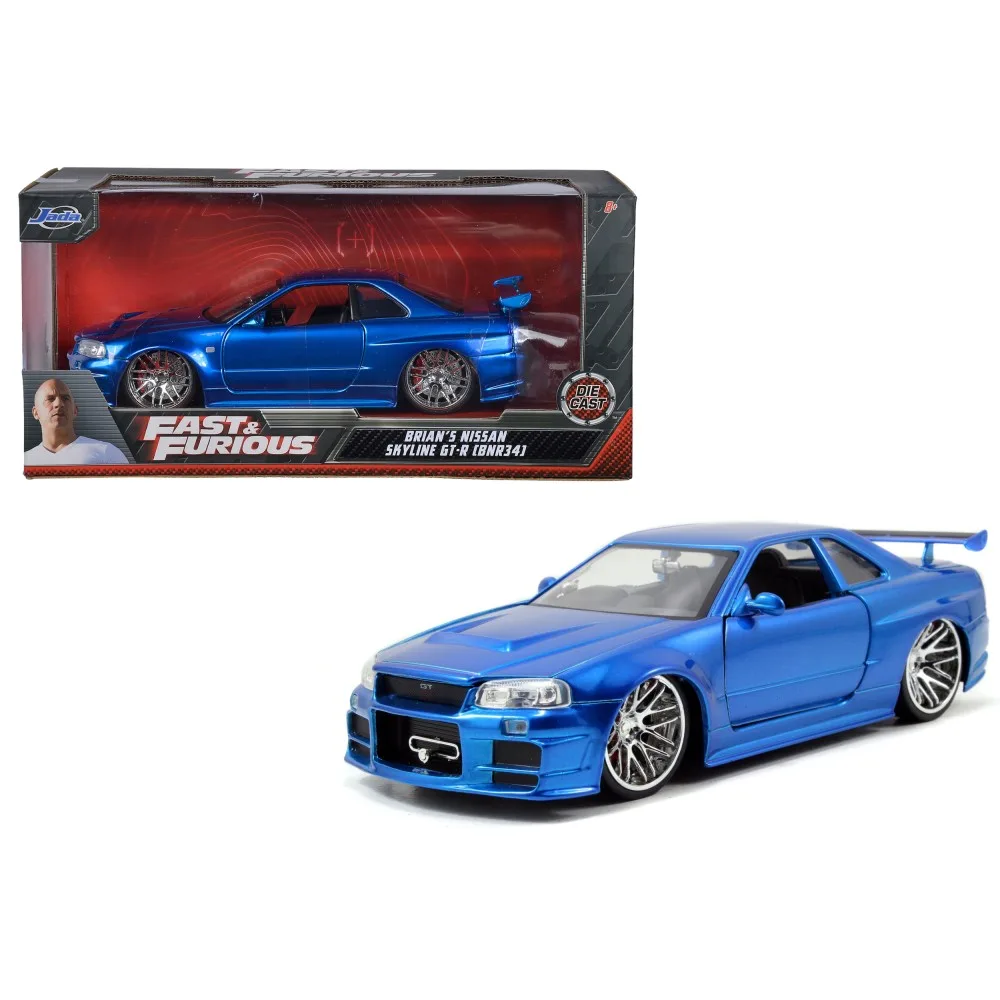 Jada Toys 3971733 — Коллекционная модель JADA Fast & Furious 2002 Nissan Skyline 1:24 3971733