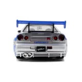 Jada Toys 3971583 — Коллекционная модель JADA Fast & Furious 2002 Nissan Skyline GT-R (R34) 1:24 3971583 — фото 6