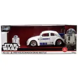 Jada Toys 3369123 — Металлическая машинка 1959 VW Drag Beetle 1:24 + фигурка R2-D2 Star Wars 3369123 — фото 2