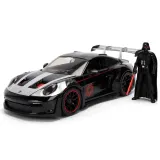 Jada Toys 3364773 — Металлическая машинка Porsche 911 GT3 RS 1:24 + фигурка Дарт Вейдер Star Wars 3364773 — фото 3