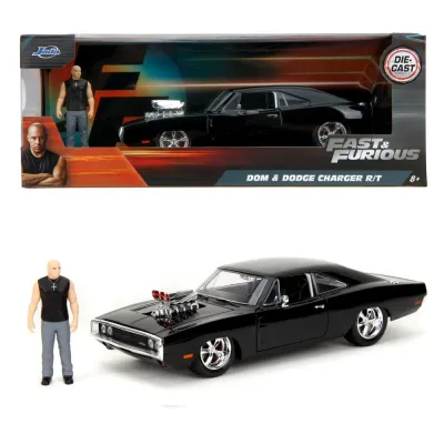 Jada Toys 3359073 — Коллекционная модель JADA Fast & Furious Dodge Charger 1:24 с фигуркой Торетто 3359073