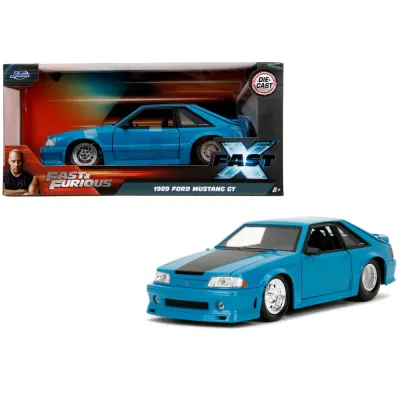 Jada Toys 3349223 — Коллекционная модель JADA Fast & Furious 1989 Ford Mustang GT 1:24 3349223