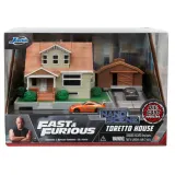 JADA Fast & Furious - Диорама Дом Торетто + 2 металлических транспортных средства 3336683 — фото 2