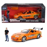 Jada Toys 3307383 — Коллекционная модель JADA Fast & Furious 1995 Toyota Supra 1:24 с фигуркой Брайана О'Коннера 3307383 — фото 1