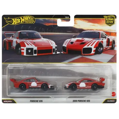 Mattel JHW51 — Набор машинок Hot Wheels Premium Car Culture Porsche 935 1:64 2 шт JHW51
