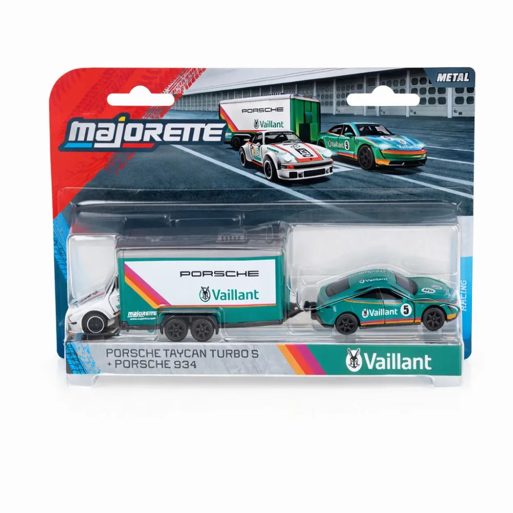 Набор Majorette Racing Land Rover 2003001 2 и Toyota Supra с прицепом 1:64 2003001