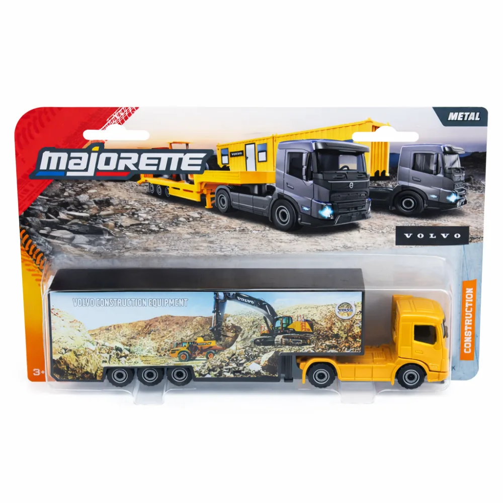 Набор Majorette 3103000 2 Металлический грузовик Volvo с прицепом 1:64 3103000