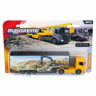 Набор Majorette 3103000 2 Металлический грузовик Volvo с прицепом 1:64 3103000
