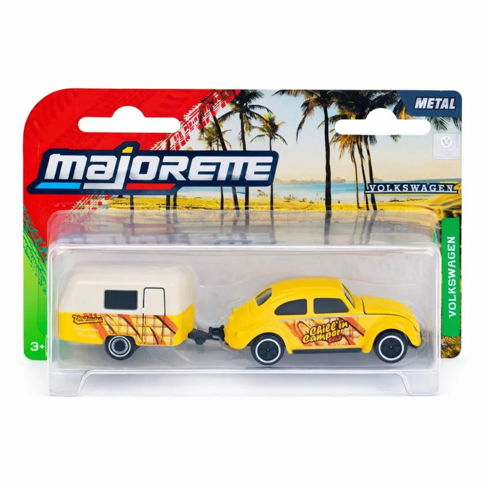 Набор Majorette Volkswagen T 4102000 11 1:64 с прицепом и моторной лодкой 4102000