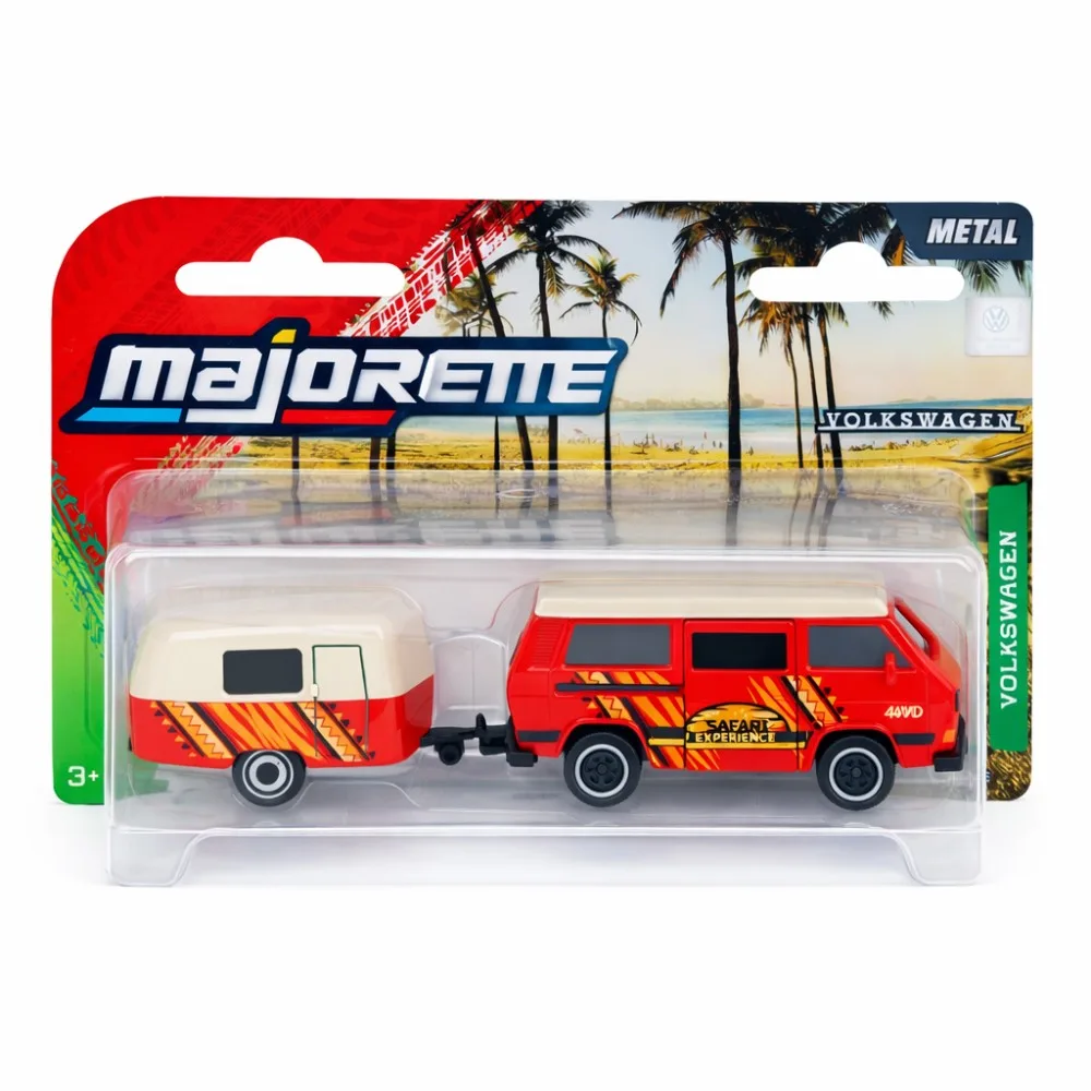 Набор Majorette Volkswagen T 4102000 21 1:64 с прицепом и квадроциклом 4102000