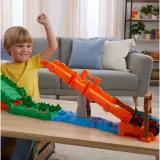 Mattel JJN45 — Трасса Hot Wheels «Монстр-трак: Пасть крокодила» с 1 машинкой JJN45 — фото 4
