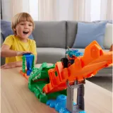 Mattel JJN45 — Трасса Hot Wheels «Монстр-трак: Пасть крокодила» с 1 машинкой JJN45 — фото 5